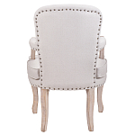 Кресло Aubrey Classical Armchair beige flax варинант исполнения - 3 | Loft Concept в Сочи