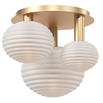 Потолочный светильник Triple ribbed base варинант исполнения - 1 | Loft Concept в Сочи