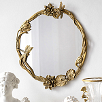 Настенное зеркало в бронзовой раме Eden Garden варинант исполнения - 4 | Loft Concept в Сочи