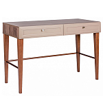 Стол письменный из массива бука с 2-мя ящиками бежевый Wenge Light варинант исполнения - 1 | Loft Concept в Сочи