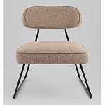 Кресло лаунж Kate букле капучино варинант исполнения - 4 | Loft Concept в Сочи