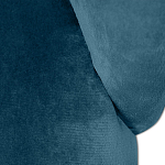 Барный стул вращающийся со спинкой Синий Велюр Vendramin Chair варинант исполнения - 3 | Loft Concept в Сочи