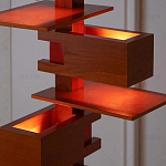 Торшер с каркасом из множества полок Links варинант исполнения - 2 | Loft Concept в Сочи