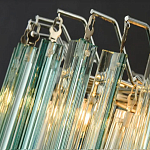 Дизайнерская люстра AQUA Blue Lagoon бирюзовое стекло несколько ярусов варинант исполнения - 4 | Loft Concept в Сочи