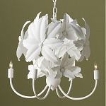 Люстра белая в виде цветков шиповника White Rosehip Flower варинант исполнения - 3 | Loft Concept в Сочи