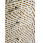 Тумбочка прикроватная Bogense Bone Inlay Bedside Beige варинант исполнения - 3 | Loft Concept в Сочи