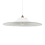 Подвесной вязаный белый светильник «Токио»  варинант исполнения - 1 | Loft Concept в Сочи