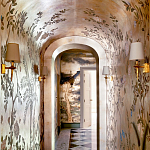 Обои ручная роспись Siam White Metal варинант исполнения - 3 | Loft Concept в Сочи