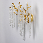 Бра золотого цвета с ветвями и хрустальными подвесками FAIRYTREE Light варинант исполнения - 3 | Loft Concept в Сочи