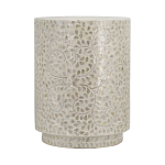 Приставной столик с рисунком из раковин устриц Bone Inlay варинант исполнения - 2 | Loft Concept в Сочи