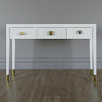 Дизайнерский Письменный стол Elsa Dreams White с тремя ящиками варинант исполнения - 1 | Loft Concept в Сочи