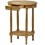 Деревянный овальный кофейный стол Margery Provence Coffee Table варинант исполнения - 2 | Loft Concept в Сочи