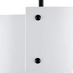 Потолочный светильник круглый светодиодный Semicircular White Panels белый варинант исполнения - 1 | Loft Concept в Сочи