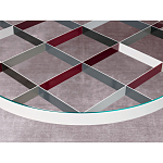 Дизайнерский круглый кофейный стол со стеклянной столешницей Gio Ponti D.555.1 Coffee Table варинант исполнения - 3 | Loft Concept в Сочи