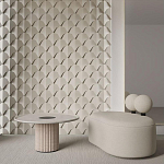 Гипсовая 3D Панель DRAGON SCALE - B варинант исполнения - 1 | Loft Concept в Сочи