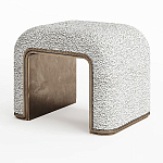 Пуф Forli с элегантной латунной вставкой варинант исполнения - 1 | Loft Concept в Сочи