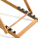 Шезлонг из акации и ткани Venezuela варинант исполнения - 9 | Loft Concept в Сочи