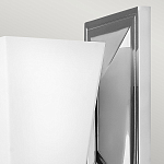 Бра с белым матовым плафоном на прямоугольном основании цвета хром Hinkley варинант исполнения - 2 | Loft Concept в Сочи