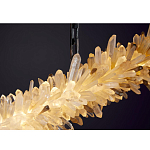 Люстра линейная светодиодная из необработанных кристаллов Mountain Comet варинант исполнения - 1 | Loft Concept в Сочи