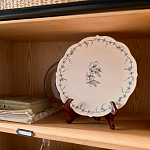 Книжный шкаф из массива сосны с металлической лестницей Burton Wood Cabinet варинант исполнения - 9 | Loft Concept в Сочи