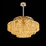 Люстра хрустальная в неоклассическом стиле на золотистом каркасе Majesty варинант исполнения - 5 | Loft Concept в Сочи