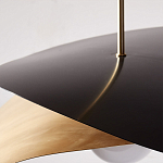 Люстра круглая с 2-мя металлическими абажурами Andromeda варинант исполнения - 4 | Loft Concept в Сочи