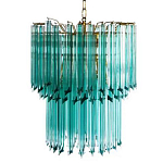 Дизайнерская люстра Blue Lagoon glass бирюзовое стекло  варинант исполнения - 1 | Loft Concept в Сочи