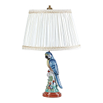 Настольная лампа с абажуром и основанием в виде попугая Parrot Table Lamp варинант исполнения - 1 | Loft Concept в Сочи