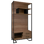 Стеллаж под TV в стиле лофт с открытыми полками и ящиками Urban Style Space варинант исполнения - 1 | Loft Concept в Сочи