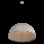 Подвесной светильник в форме купола белого цвета с ажурной бахромой Tactile Line варинант исполнения - 5 | Loft Concept в Сочи