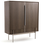 Шкаф из серого дуба Sawada Gray Oak Cabinet варинант исполнения - 2 | Loft Concept в Сочи