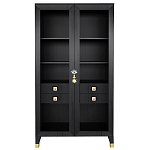 Дизайнерский шкаф витрина Elsa Dreams Black с 4-мя ящиками варинант исполнения - 1 | Loft Concept в Сочи