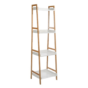 Стеллаж Stockholm White & Beige