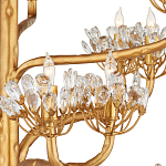 Люстра золотая в виде растения Golden Flower Glade варинант исполнения - 1 | Loft Concept в Сочи