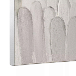 Панно декоративное с ручной росписью Gray Strokes варинант исполнения - 1 | Loft Concept в Сочи