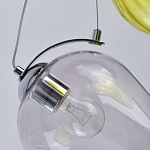 Люстра каскадная с 9-ю разноцветными стеклянными плафонами Kaleido варинант исполнения - 10 | Loft Concept в Сочи