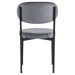 Стул с круглым сиденьем на металлическом основании ALFIE CHAIR Grey варинант исполнения - 3 | Loft Concept в Сочи