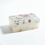 Шкатулка из эпоксидной смолы с цветами розовая Epoxy Resin Rectangular Box Pink варинант исполнения - 4 | Loft Concept в Сочи