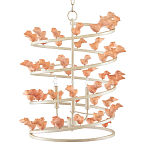 Люстра спиралевидная с фигурками птенцов Playful Chandelier варинант исполнения - 2 | Loft Concept в Сочи