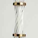 Подвесной светильник с цилиндром из прозрачных стеклянных трубок Nembus варинант исполнения - 7 | Loft Concept в Сочи