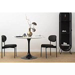 Стул мягкий Alfie Chair черный варинант исполнения - 6 | Loft Concept в Сочи