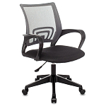 Офисное кресло с основанием из черного пластика Desk chairs Grey варинант исполнения - 1 | Loft Concept в Сочи