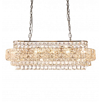 Люстра овальной формы хрустальная в неоклассическом стиле Majesty варинант исполнения - 5 | Loft Concept в Сочи