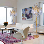 Торшер в виде золотого дерева с листьями FAIRYTREE Light варинант исполнения - 3 | Loft Concept в Сочи