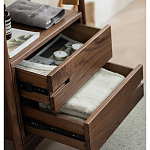 Вешалка деревянная с 2- мя ящиками Moon Walnut Furniture варинант исполнения - 9 | Loft Concept в Сочи