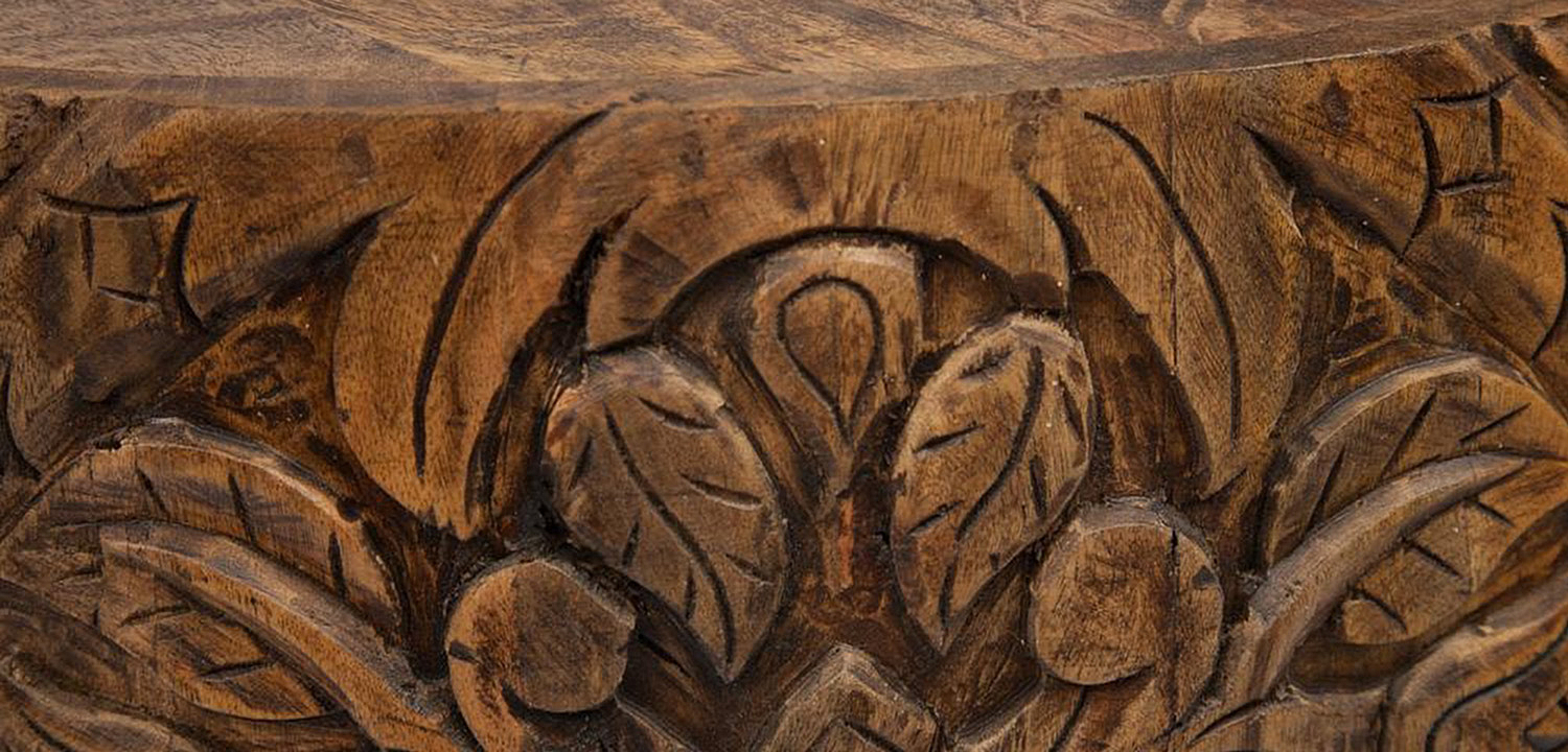 Кофейный стол Indian Carved Mango Tree  - Loft-Concept в Сочи