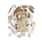 Бра с декоративными подвесками из прозрачного стекла в форме монеток FAIRYTREE Light варинант исполнения - 1 | Loft Concept в Сочи