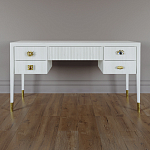 Письменный стол с 4-мя ящиками Elsa Dreams White варинант исполнения - 6 | Loft Concept в Сочи