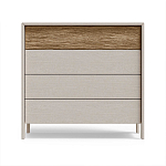 Комод 4 ящика с подсветкой на рельефном фасаде Warm Industrial варинант исполнения - 5 | Loft Concept в Сочи