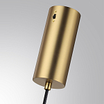 Подвесной светильник с плафоном в форме цилиндра из алебастра Cryptocrystalline Stone варинант исполнения - 4 | Loft Concept в Сочи